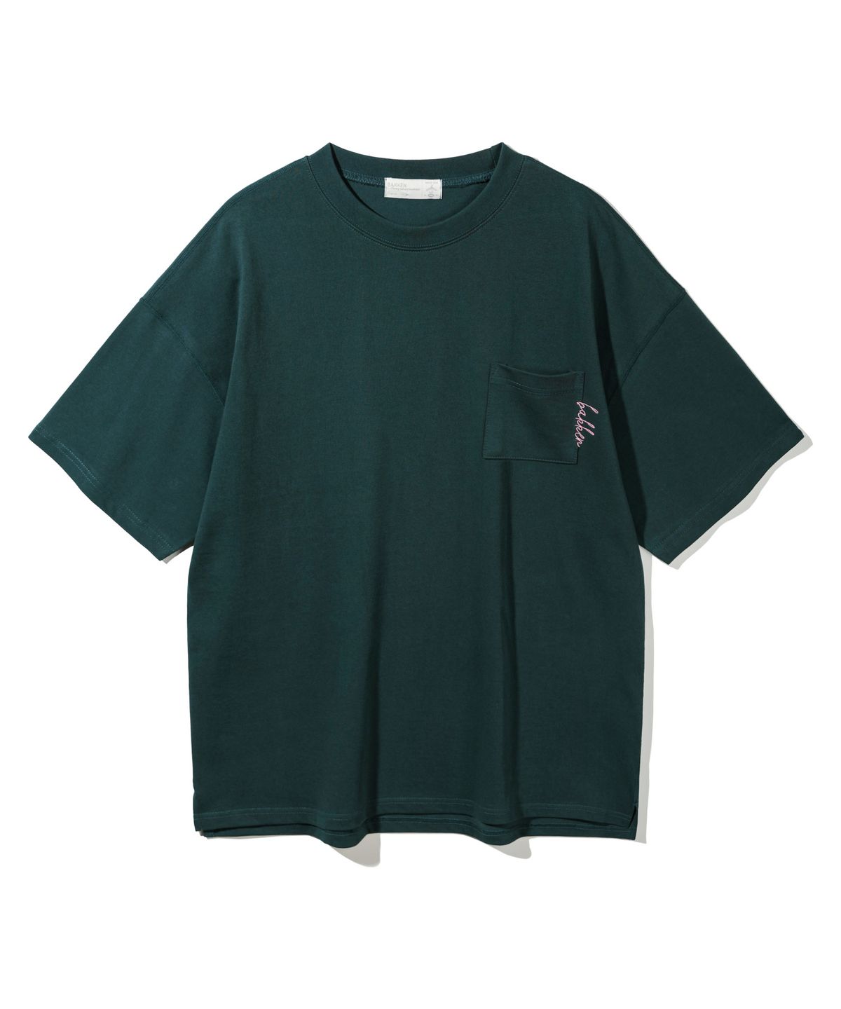 바켄(BAKKEN) Pocket logo 반팔티셔츠 BK3976_그린