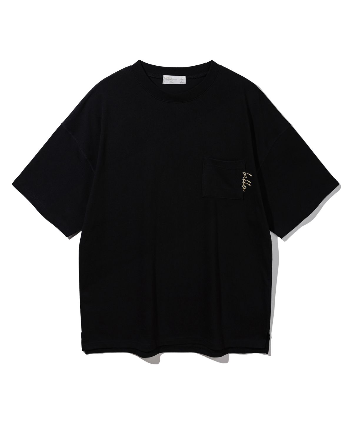 바켄(BAKKEN) Pocket logo 반팔티셔츠 BK3976_블랙