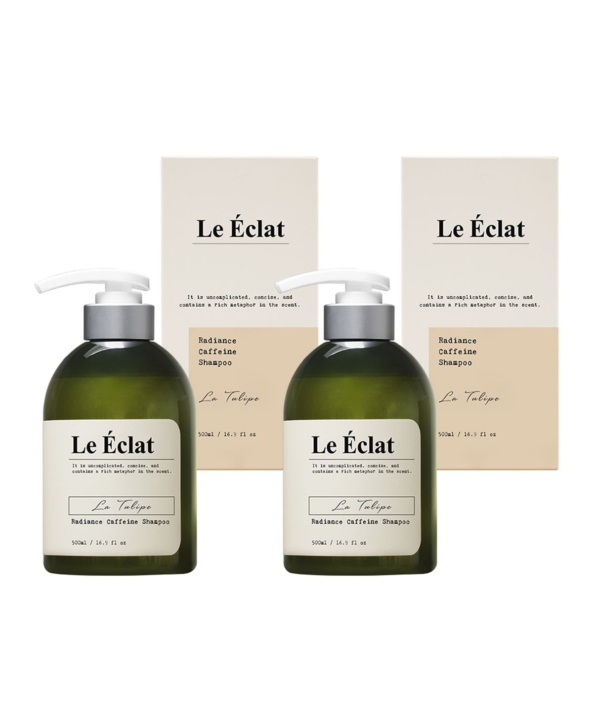 르에끌라(LEECLAT) 르에끌라 래디언스 카페인샴푸 라튤립 500ml 2개