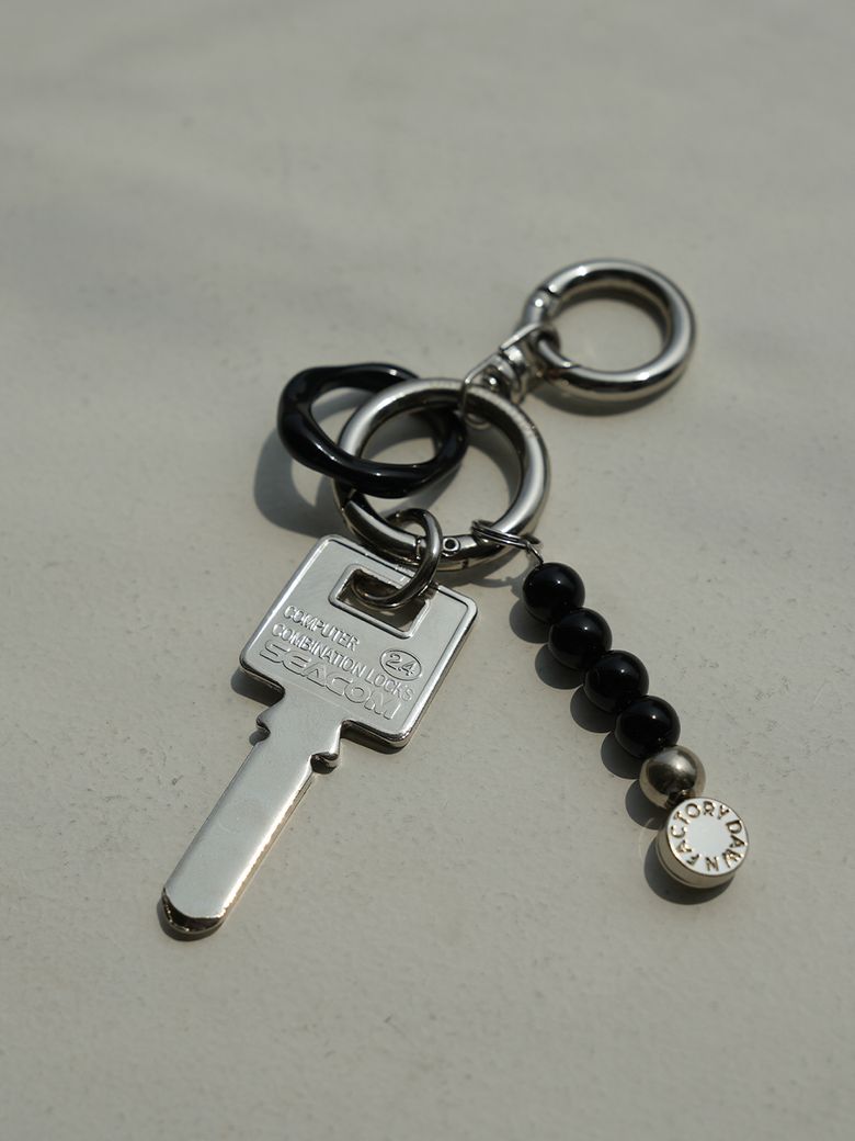 RING KEYRING BLACK 반지키링 블랙
