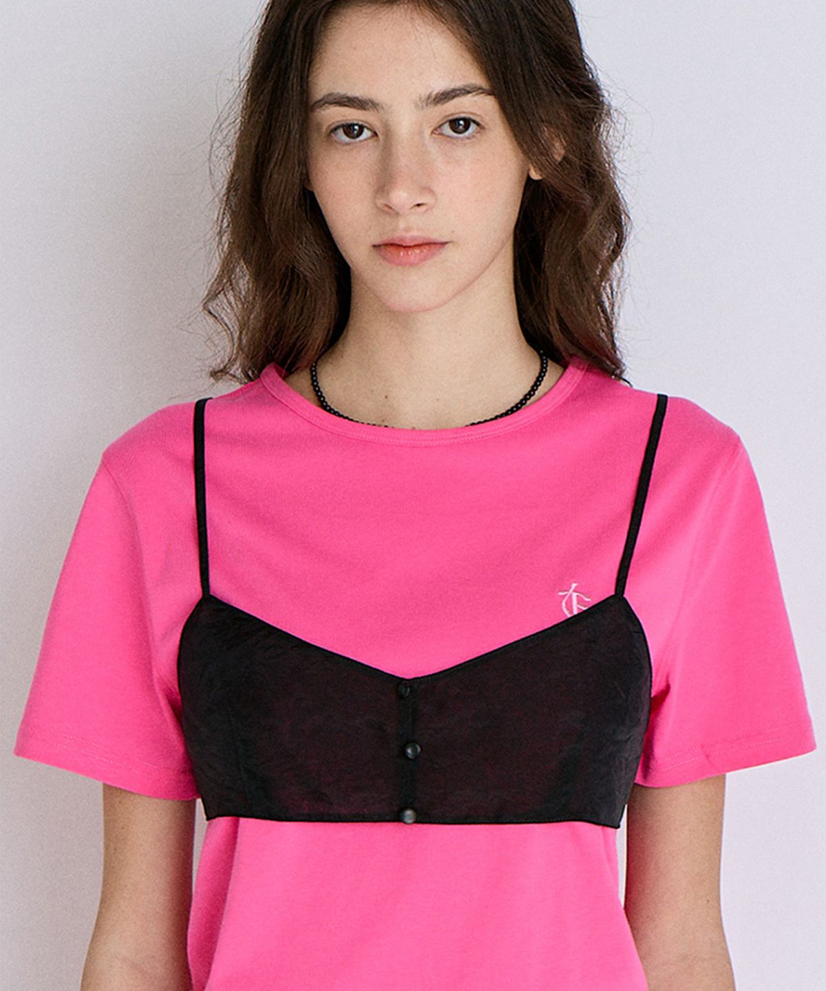 셀리테일즈(CELITAILS) SHEER BUTTON BUSTIER_BLACK