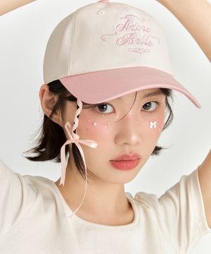 엔틱 로고 캡 - 핑크