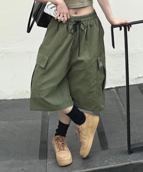 MUSINSA公式 | MUCENT Laurel Bermuda poly nylon half pants