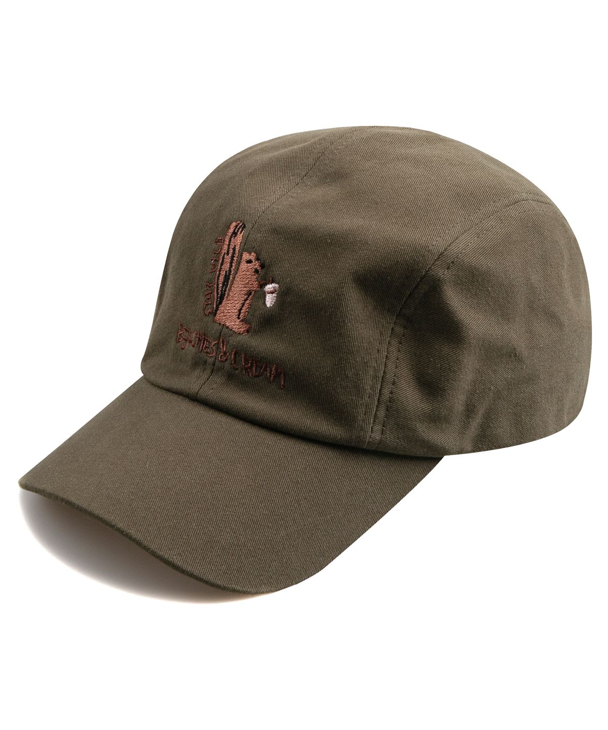 비치스앤 크림 키즈(BEACHESAND CREAM KIDS) 칩멍 캠프캡-카키(Chipmunk Camp Cap Khaki)