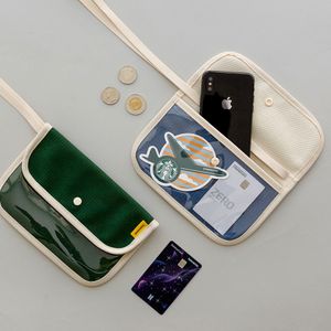 캔버스 미니 핸드폰 숄더백 6color