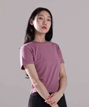여성요가복 베스트 베이직 티셔츠 4TT4437