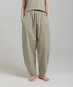 여성요가복 라운드 코튼 팬츠 5PP4558