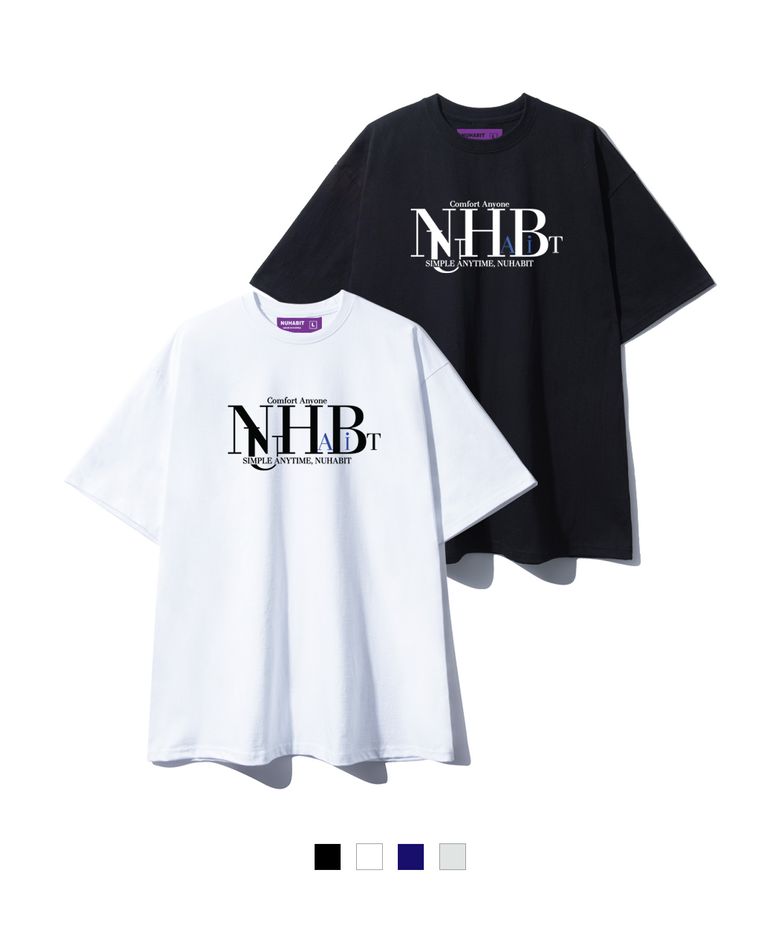 N/H IDENTITY LOGO 오버핏 반팔 (GOS2-4NH1223)