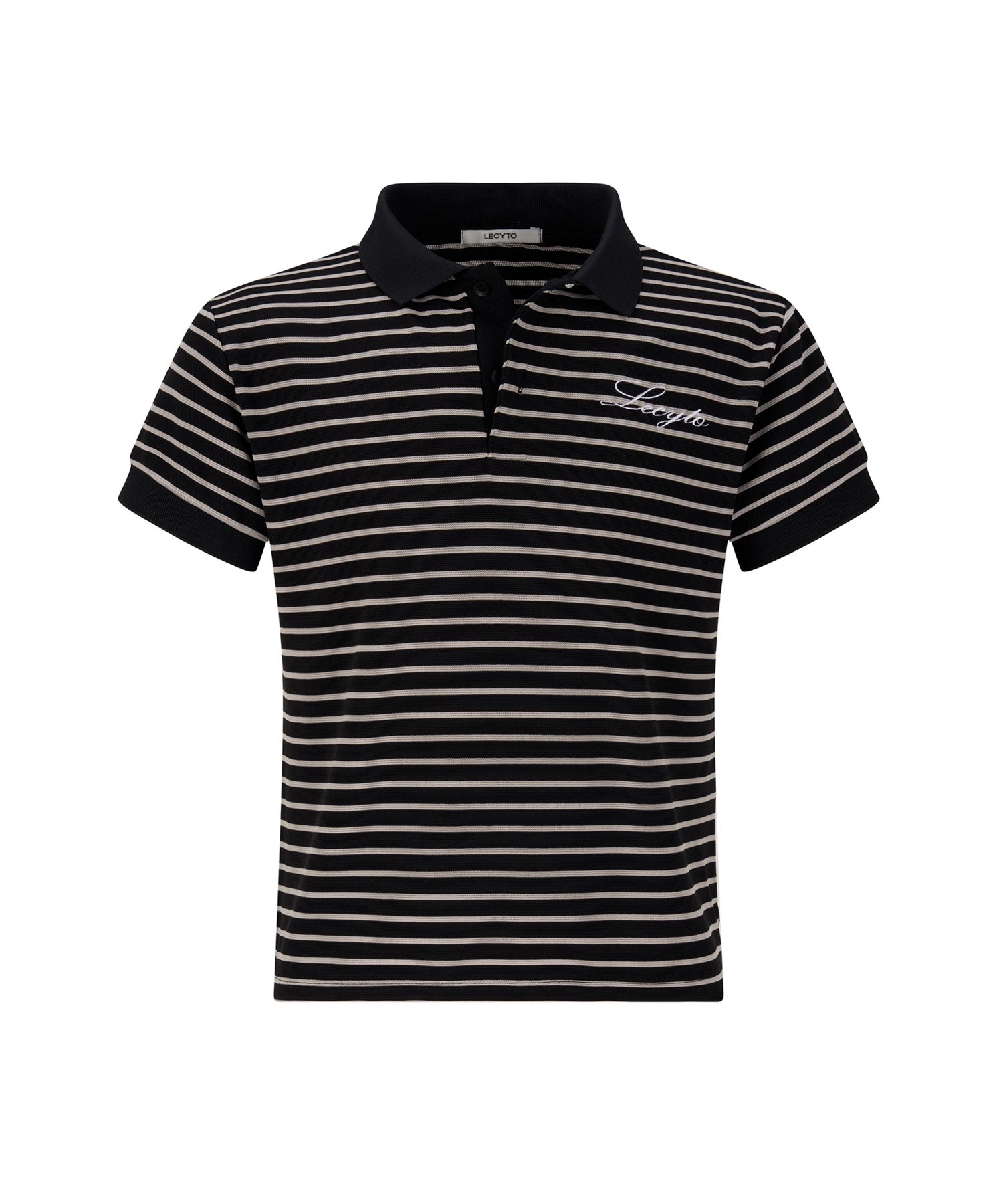 ★LECYTO★ Vintage Multi Stripe PKNavy MUSINSA | LECYTO Vintage Multi Stripe PK_[Black]