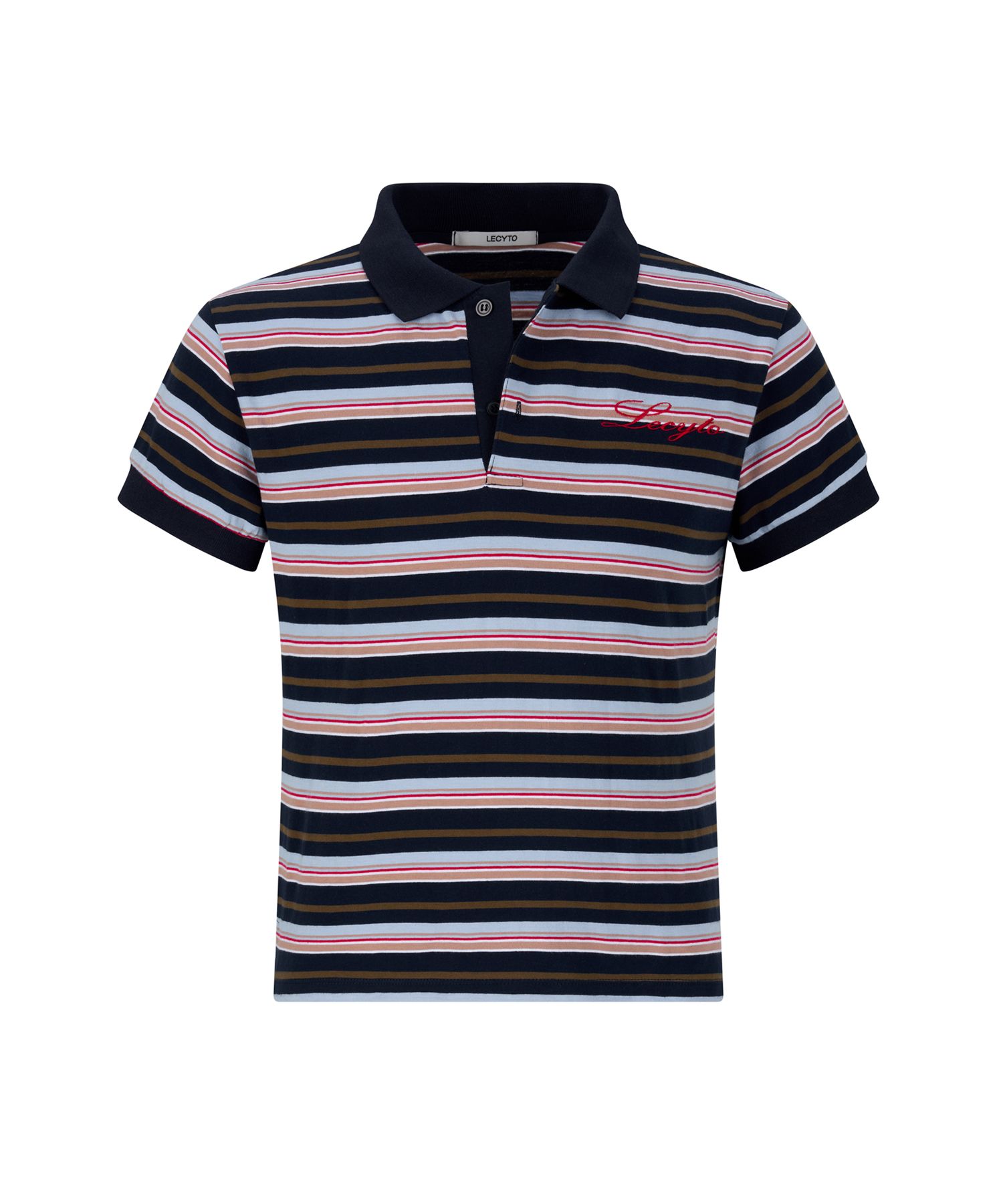 ★LECYTO★ Vintage Multi Stripe PKNavy MUSINSA | LECYTO Vintage Multi Stripe PK_[Navy]
