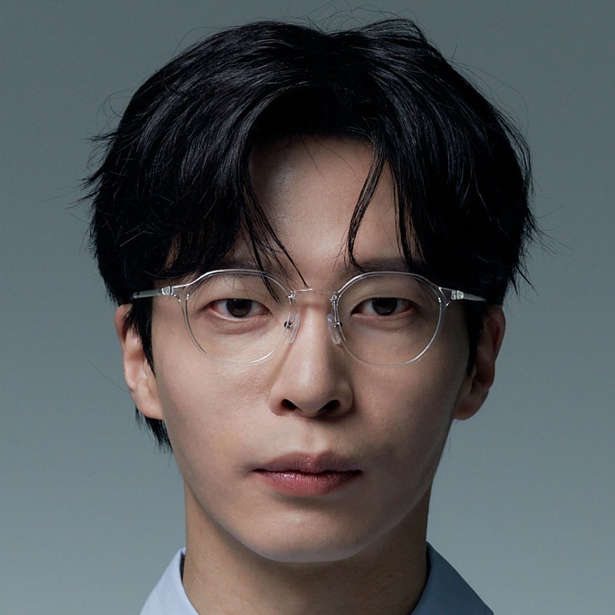 알로아이웨어(ALO EYEWEAR) [AIR FLEX] AL6402 2020G 에어플렉스 초경량_투명클리어 헥사곤 안경테_블루라이트 렌즈 선택