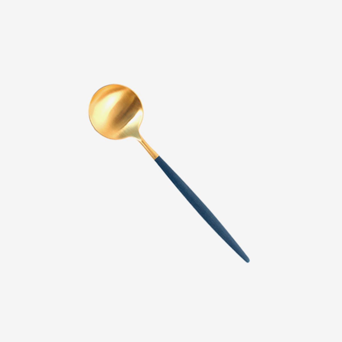 큐티폴(CUTIPOL) 고아 블루골드 디저트 스푼