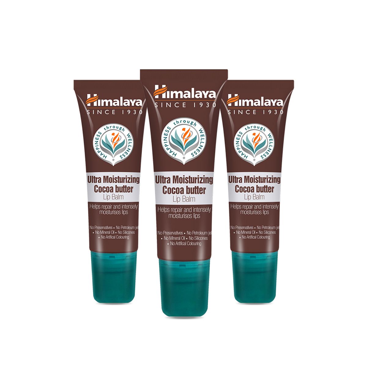 히말라야(HIMALAYA) 코코아 립밤 10g x 3개 (튜브형)