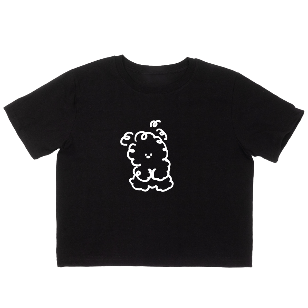 어썸어스(AWESOMEUS) PAINED DOG 크롭 반팔 티셔츠_ 5COLOR