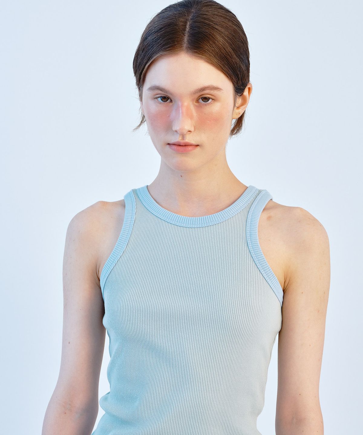 쏘이르(SO IR) (4COLOR)RIBBED POINT T-SHIRT