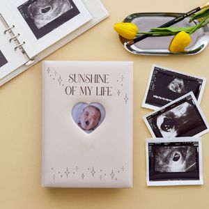 [각인] 가죽 접착식 나만의 커스텀 초음파 앨범 (셀프포토북) 5color