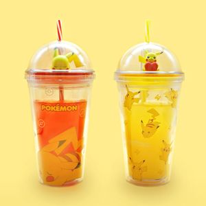 포켓몬스터 피카츄 빨대 텀블러
