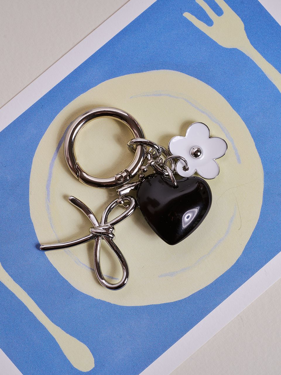 ☆Hei☆ daisy heart keyring MUSINSA公式 | HEI daisy heart keyring