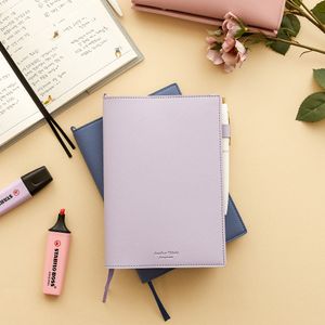 [각인] 가죽 오브제 만년 다이어리 + 볼펜세트 8color