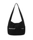 Cotton big crossbag BLACK