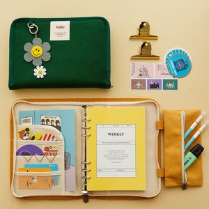 캔버스 6공 다이어리 세트 - A5 7color