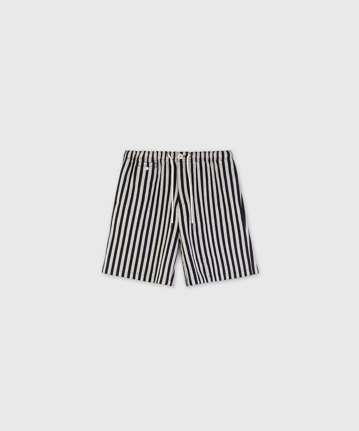 타일레(TAILLE) DEAUVILLE RESORT SHORTS BLACK STRIPE