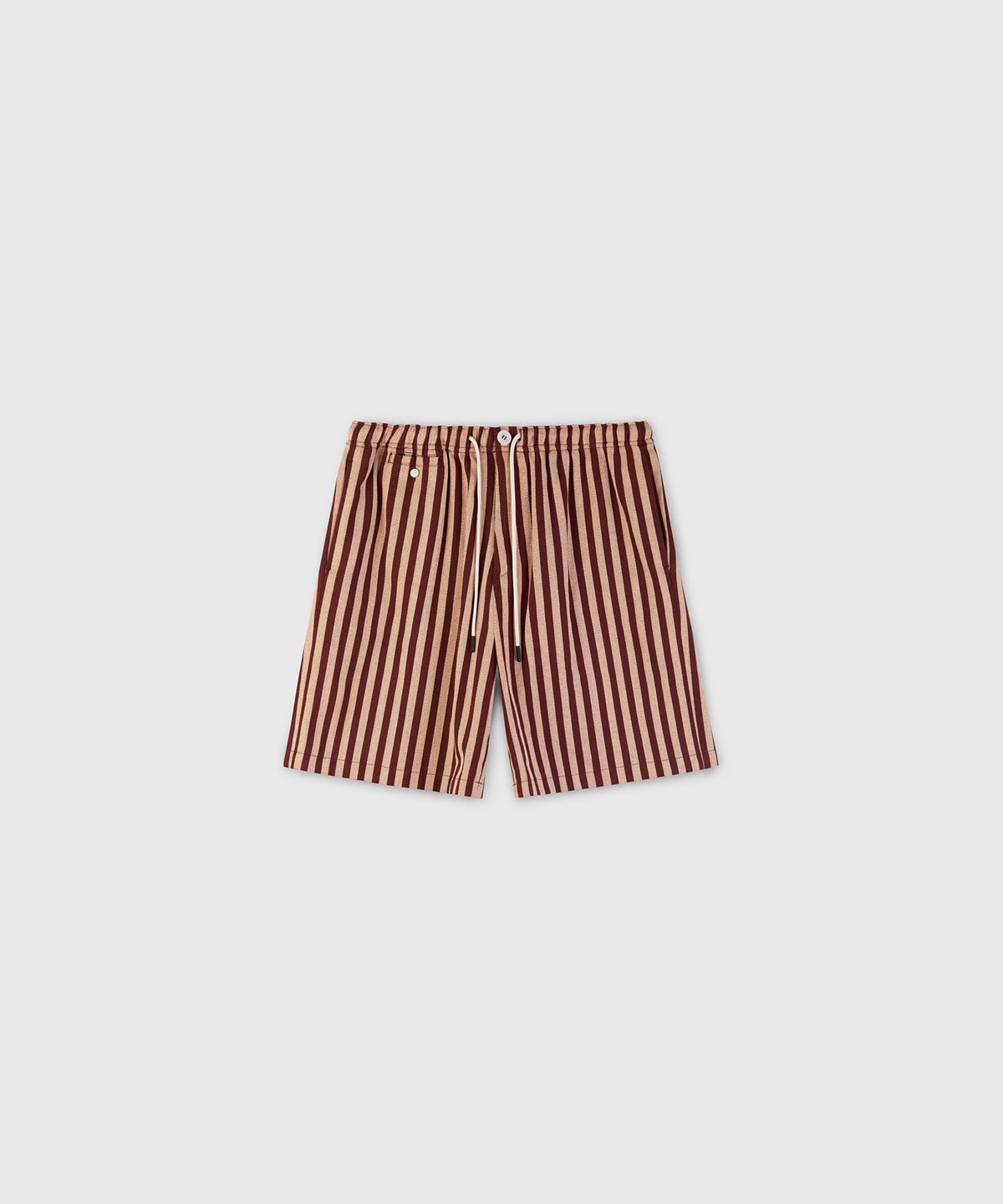 타일레(TAILLE) DEAUVILLE RESORT SHORTS BROWN STRIPE