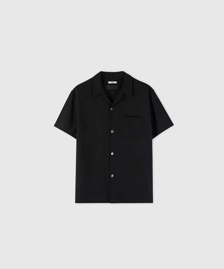 PALAIS SATIN SHIRT MATT BLACK