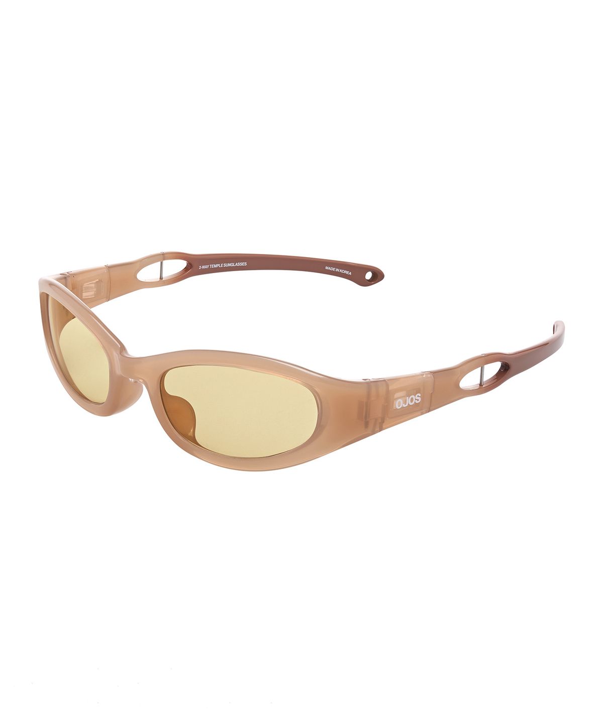 오호스(OJOS) OJOS X PROGRESS 2- way Temple Sunglasses / Apricot