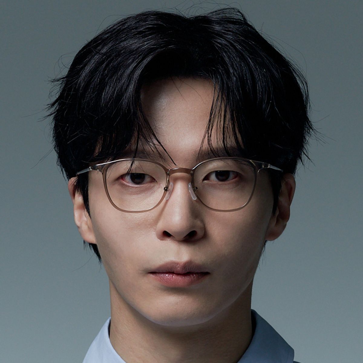 알로아이웨어(ALO EYEWEAR) [AIR FLEX] AL6403 1313G 에어플렉스 초경량_투명카키 세인트 스퀘어 안경테_블루라이트 렌즈 선택