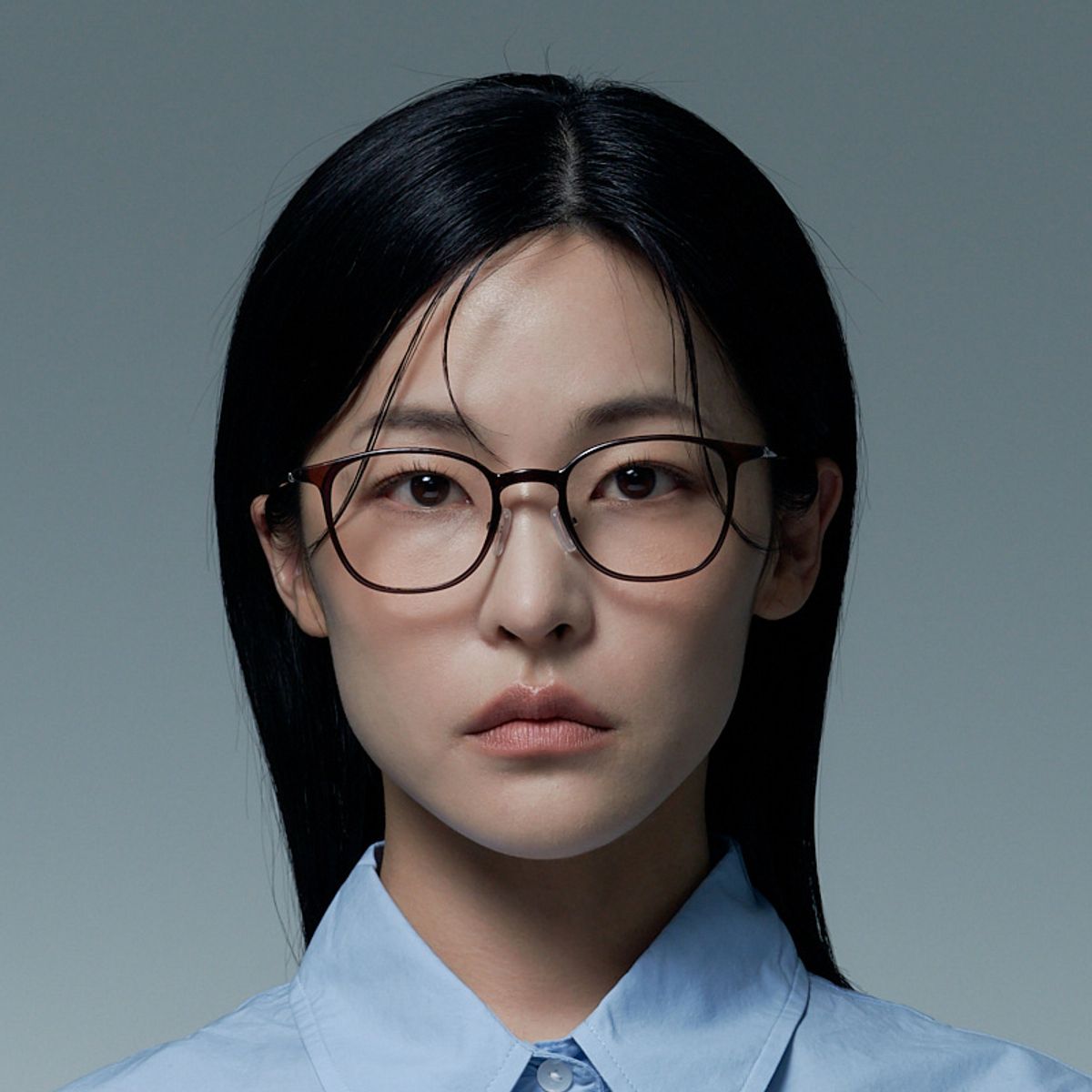 알로아이웨어(ALO EYEWEAR) [AIR FLEX] AL6403 1616G 에어플렉스 초경량_브라운 세인트 스퀘어 안경테_블루라이트 렌즈 선택