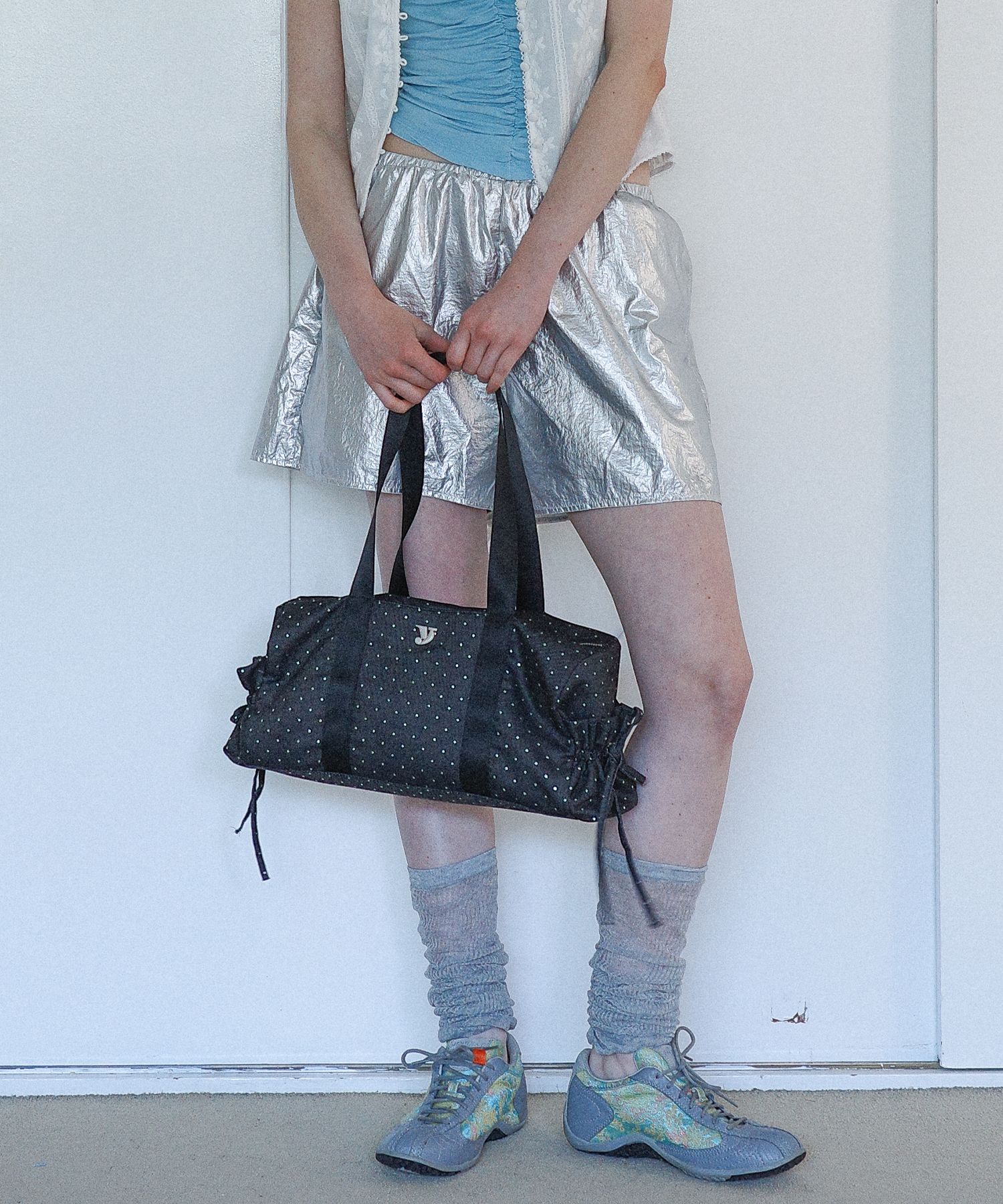 MUSINSA公式 | YEOMIM tie duffle bag (star black)