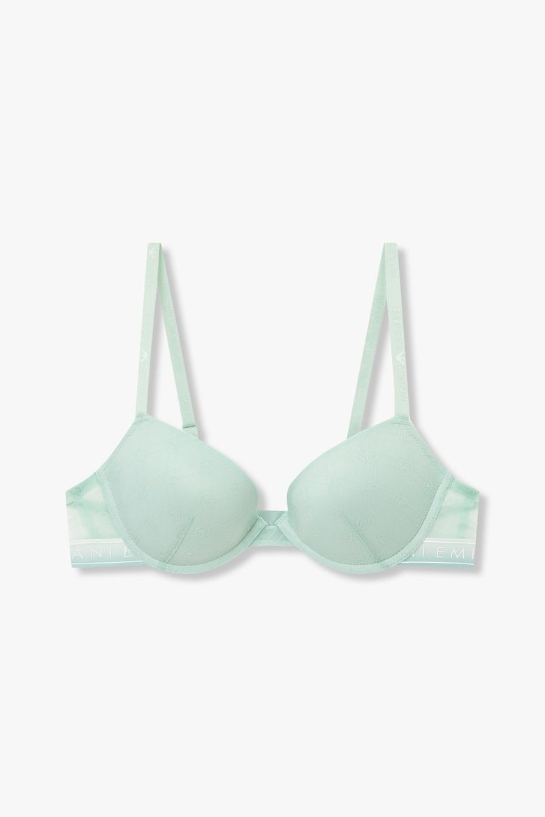 이글 패턴 메쉬 푸쉬업 브라_민트_0824185505