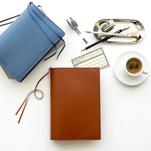 [각인] 가름끈 가죽 카드수납 책커버 북커버