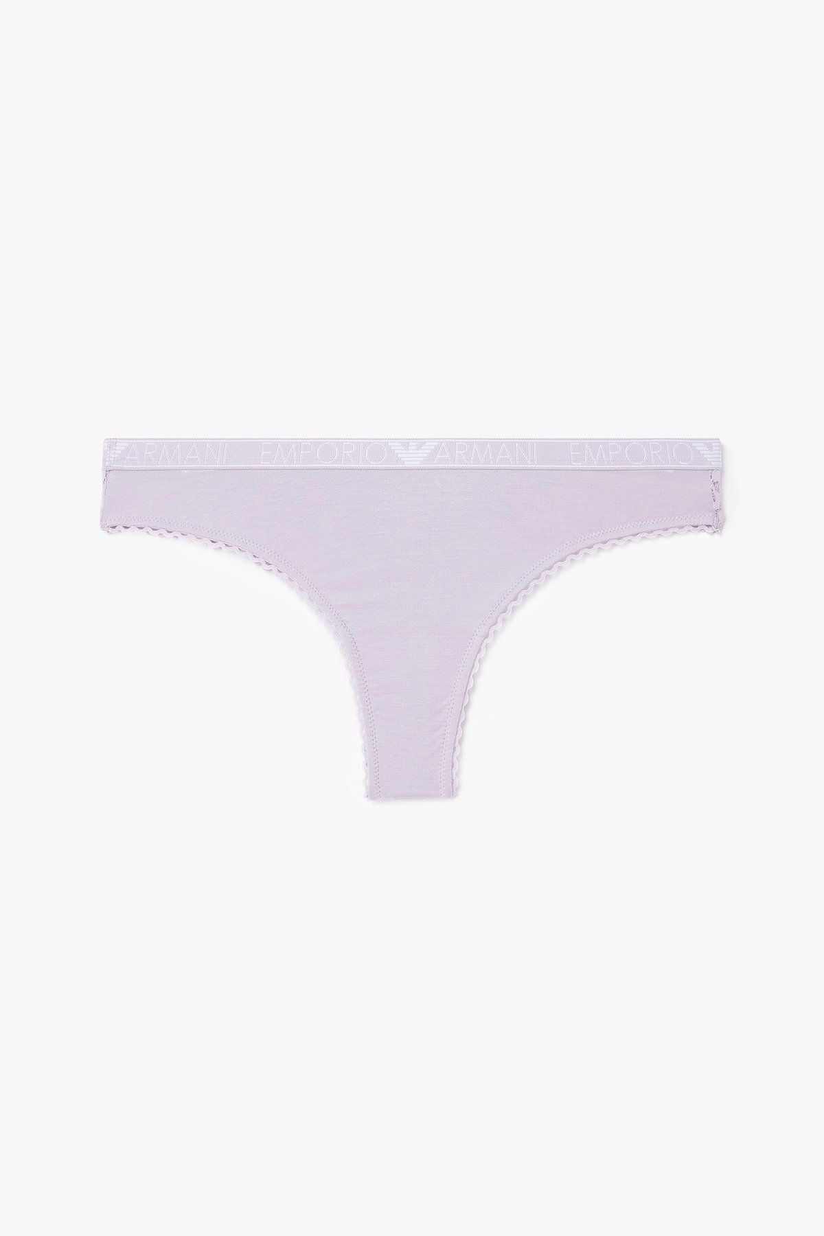 엠포리오 아르마니 언더웨어(EMPORIO ARMANI UNDERWEAR) 여성 플라워 자수 브라질리언 브리프_바이올렛_0824111517
