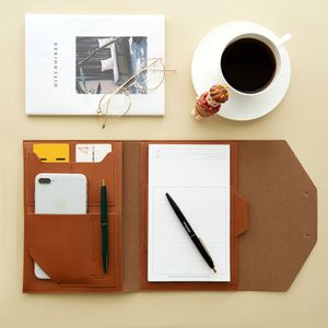 [각인] 가죽 플랩탑 오거나이저 V2 - A5 6Color
