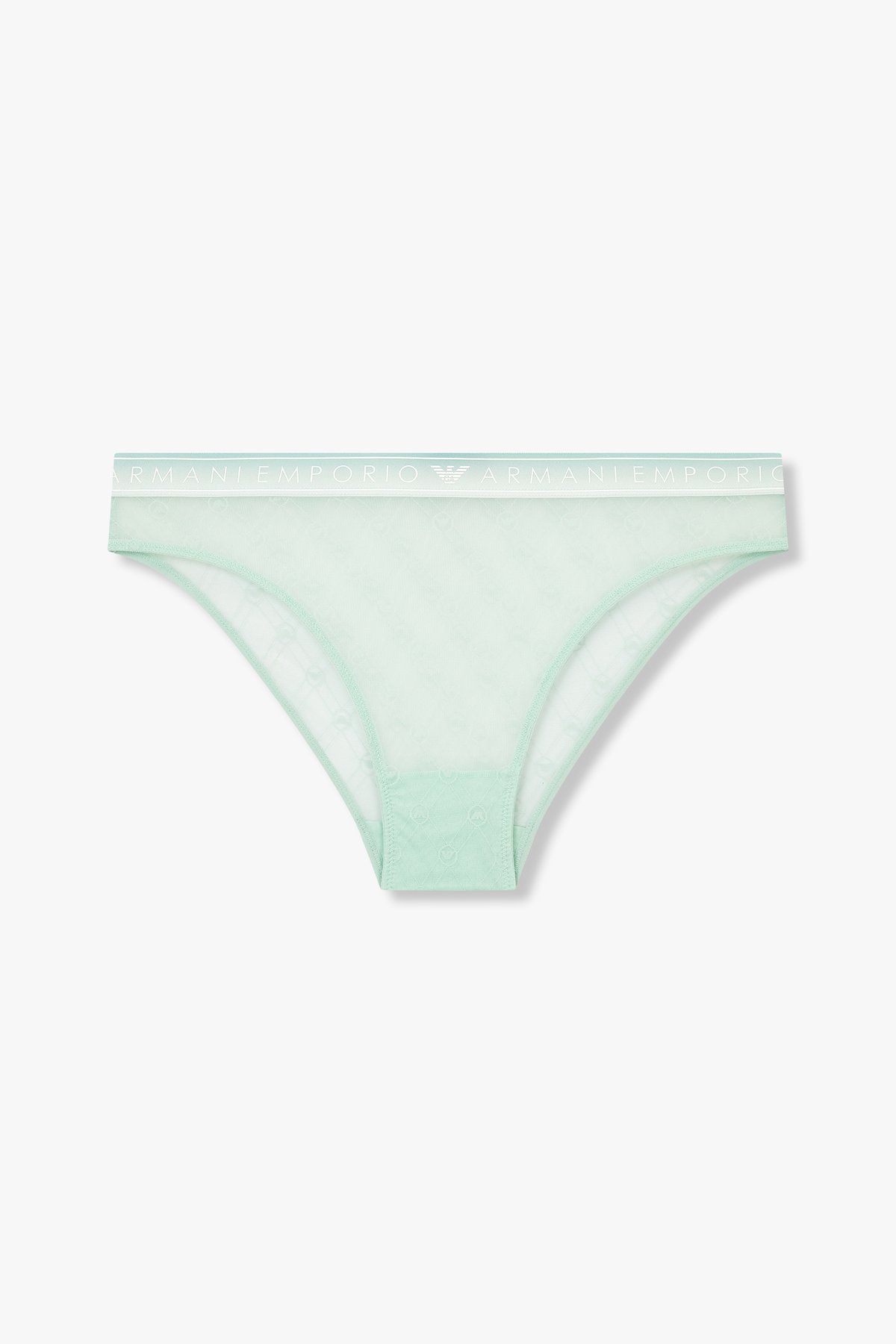 엠포리오 아르마니 언더웨어(EMPORIO ARMANI UNDERWEAR) 여성 이글 패턴 메쉬 브리프_민트_0824111505