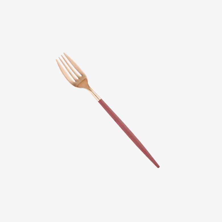 미오 에스닉핑크 로즈골드 디저트 포크