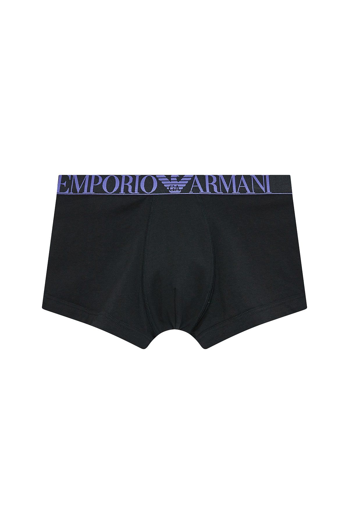 엠포리오 아르마니 언더웨어(EMPORIO ARMANI UNDERWEAR) 남성 자카드 로고 밴드 드로즈_블랙_0814112342