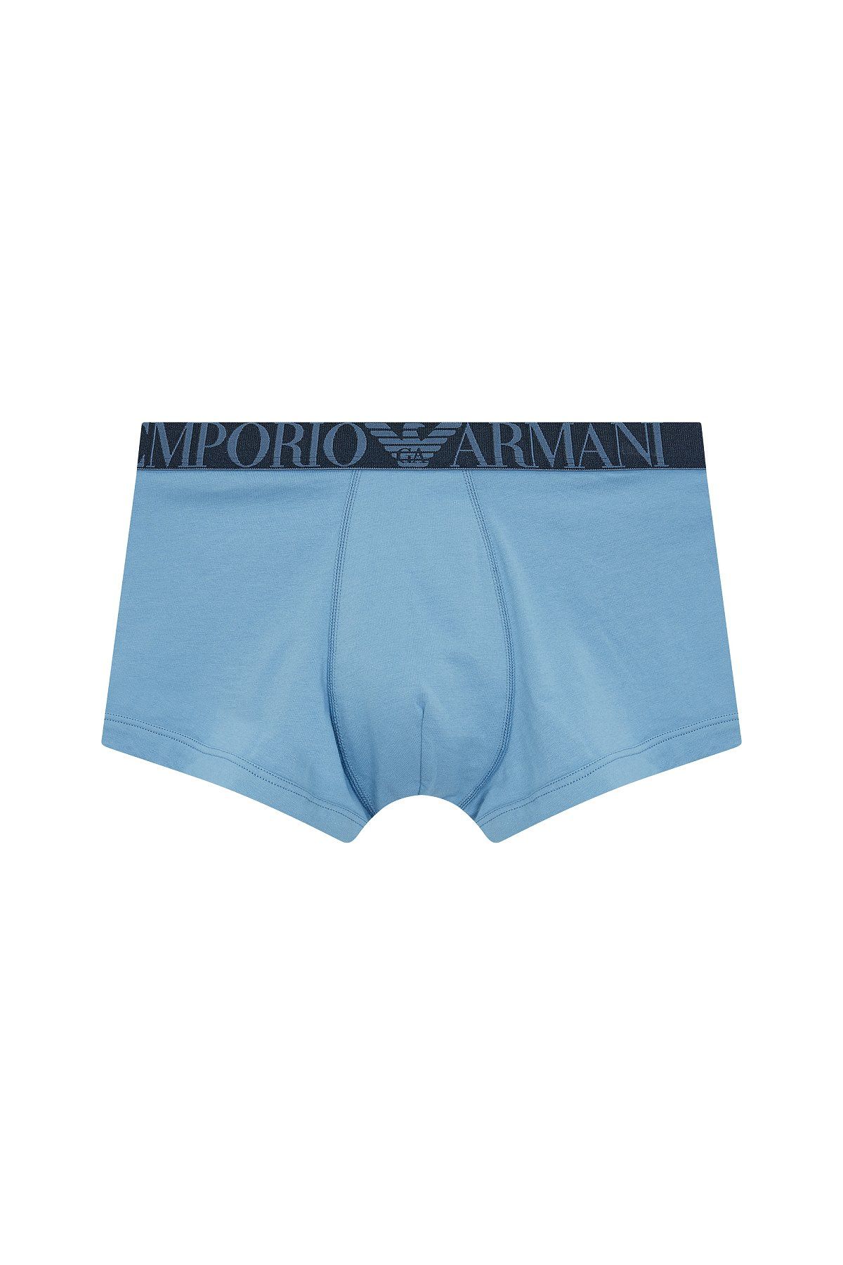 엠포리오 아르마니 언더웨어(EMPORIO ARMANI UNDERWEAR) 남성 자카드 로고 밴드 드로즈_블루_0814112331
