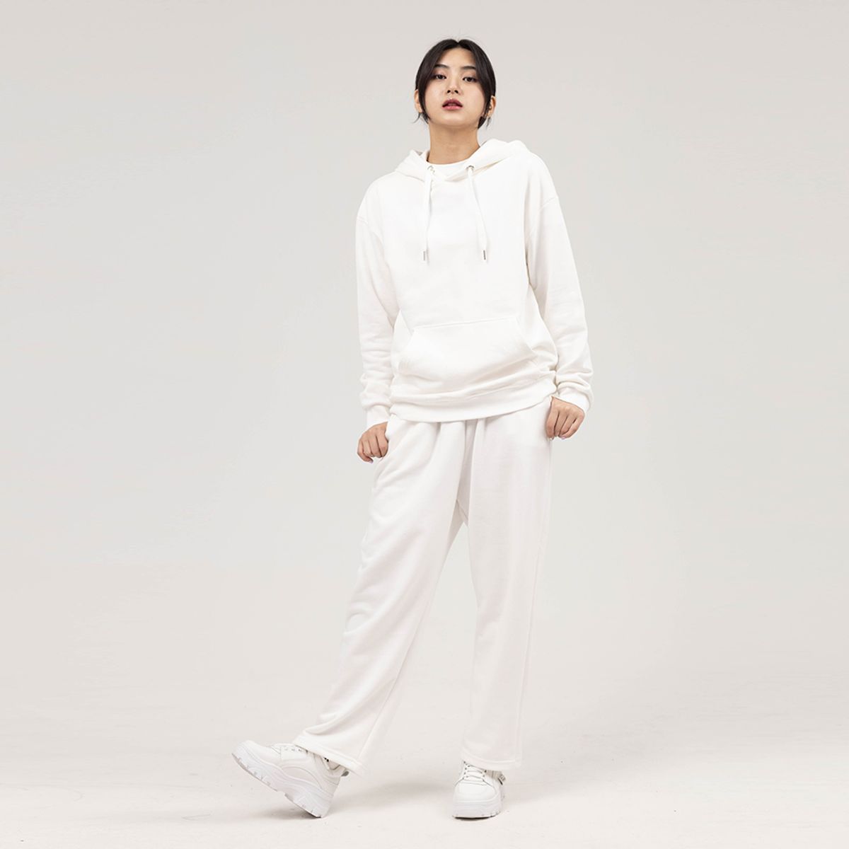 엘라모(LLAMO) 후드 와이드 트레이닝 세트 남녀공용 XS~XL