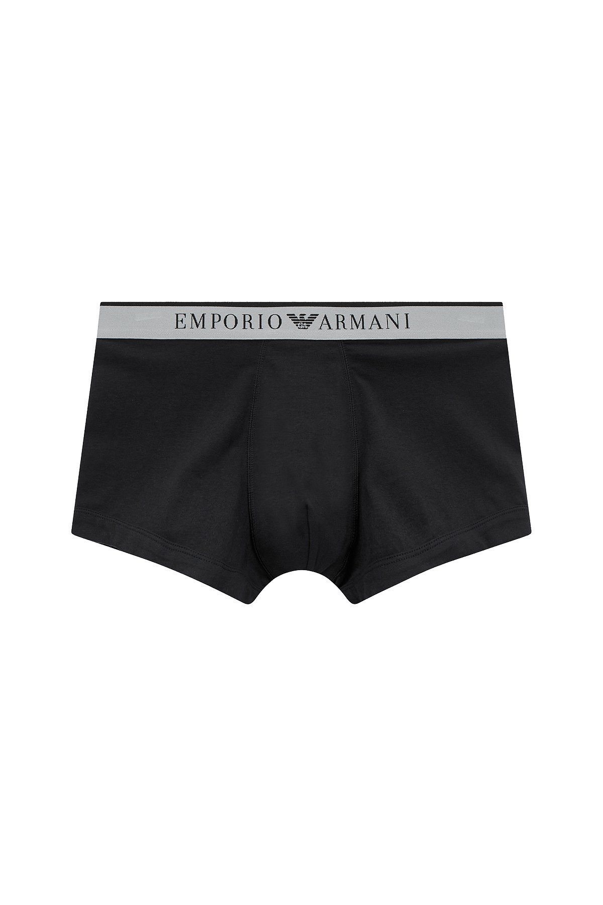 엠포리오 아르마니 언더웨어(EMPORIO ARMANI UNDERWEAR) 남성 이지 솔리드 코튼 드로즈_블랙_0814112057