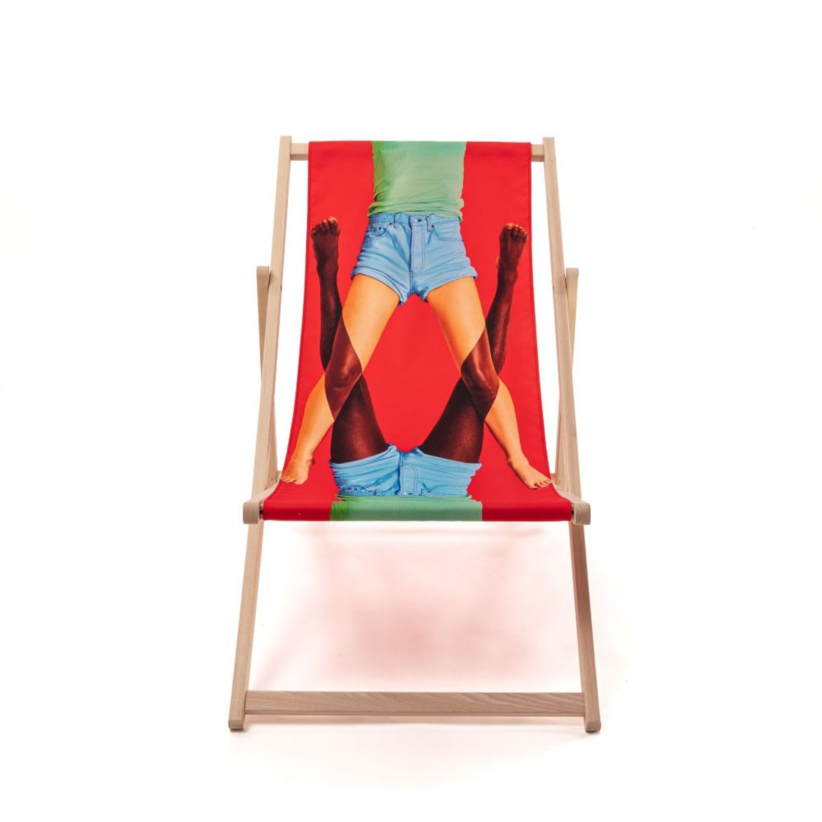 셀레티(SELETTI) TP우든폴딩데크체어 시저스87x58x81H