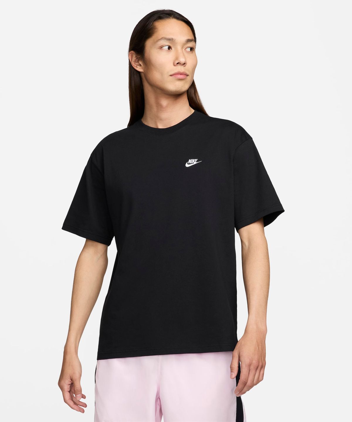 나이키(NIKE) 스포츠웨어 클럽 티셔츠 M - 블랙 / FV0376-010