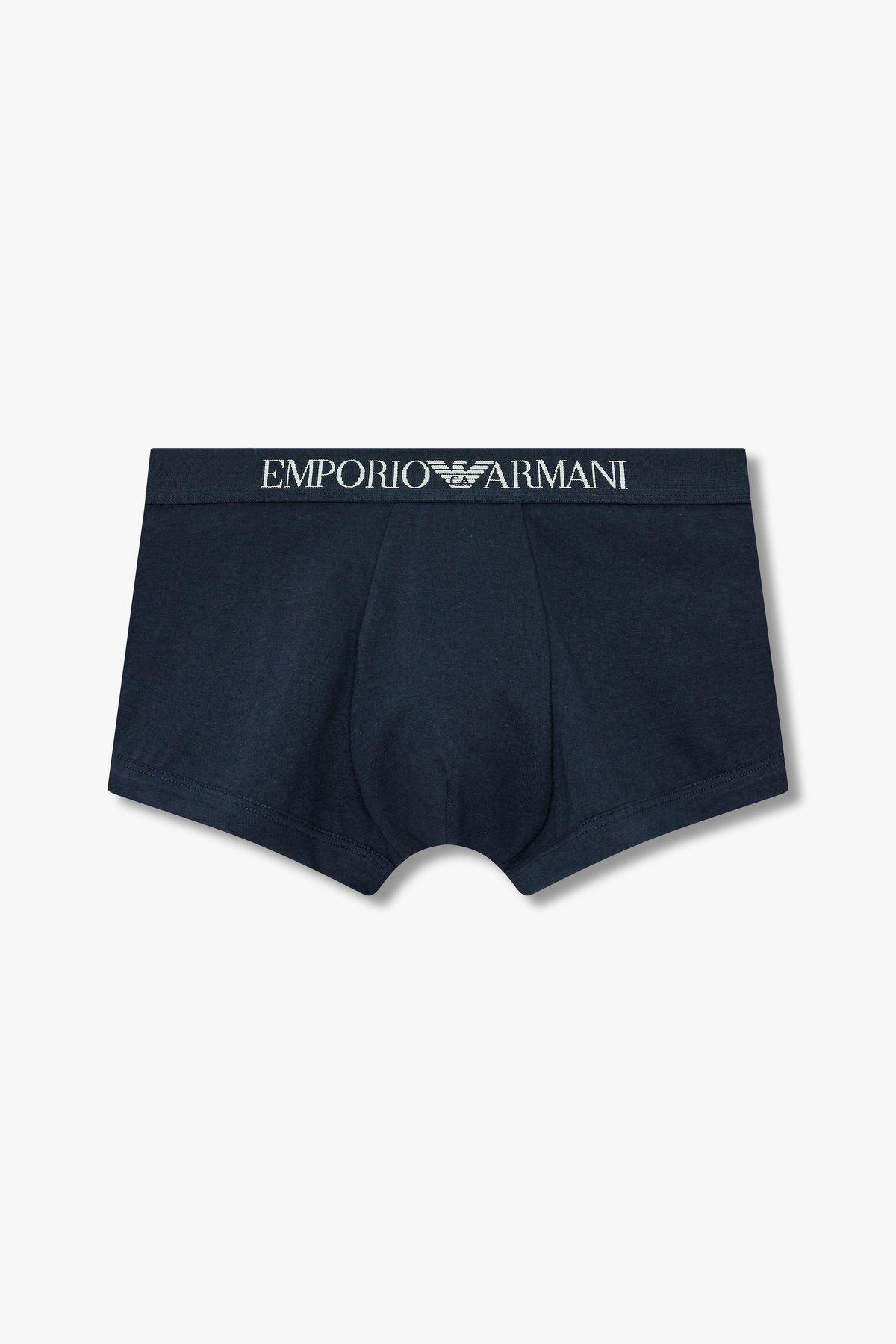 엠포리오 아르마니 언더웨어(EMPORIO ARMANI UNDERWEAR) 남성 로고 밴딩 솔리드 드로즈_마린_0814112010
