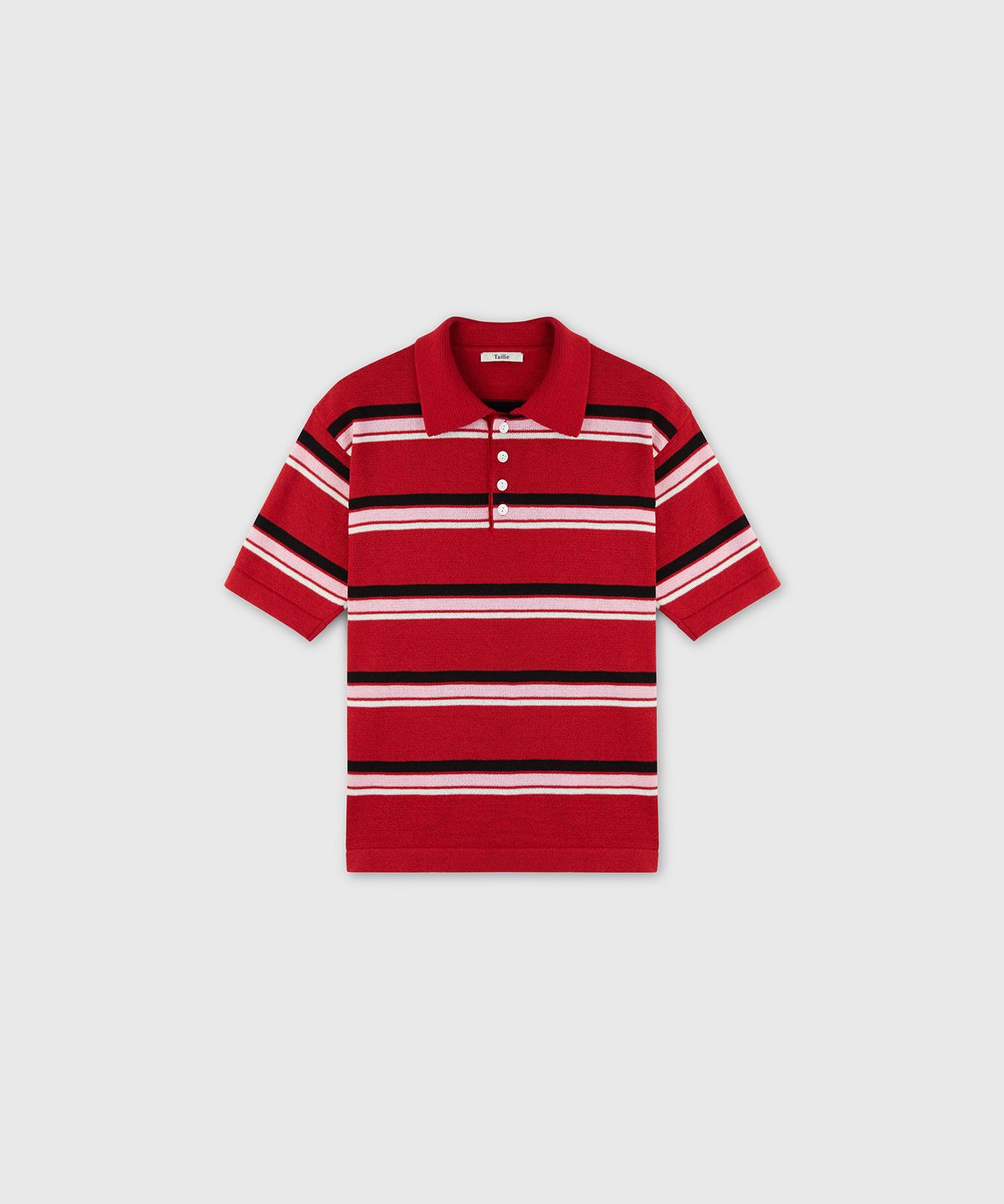 타일레(TAILLE) RUDEBOY KNIT POLO SHIRT CORSA RED
