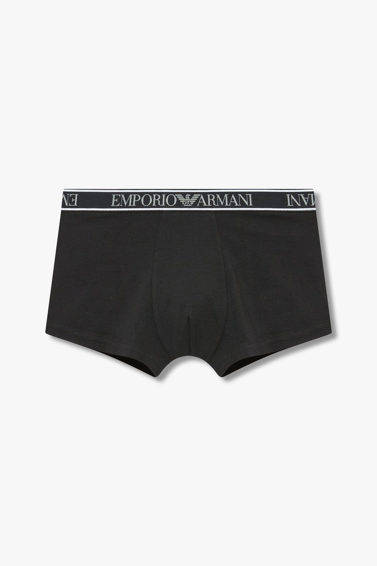 엠포리오 아르마니 언더웨어(EMPORIO ARMANI UNDERWEAR) 남성 텍스처드 로고 밴딩 드로즈_화이트_0814112041