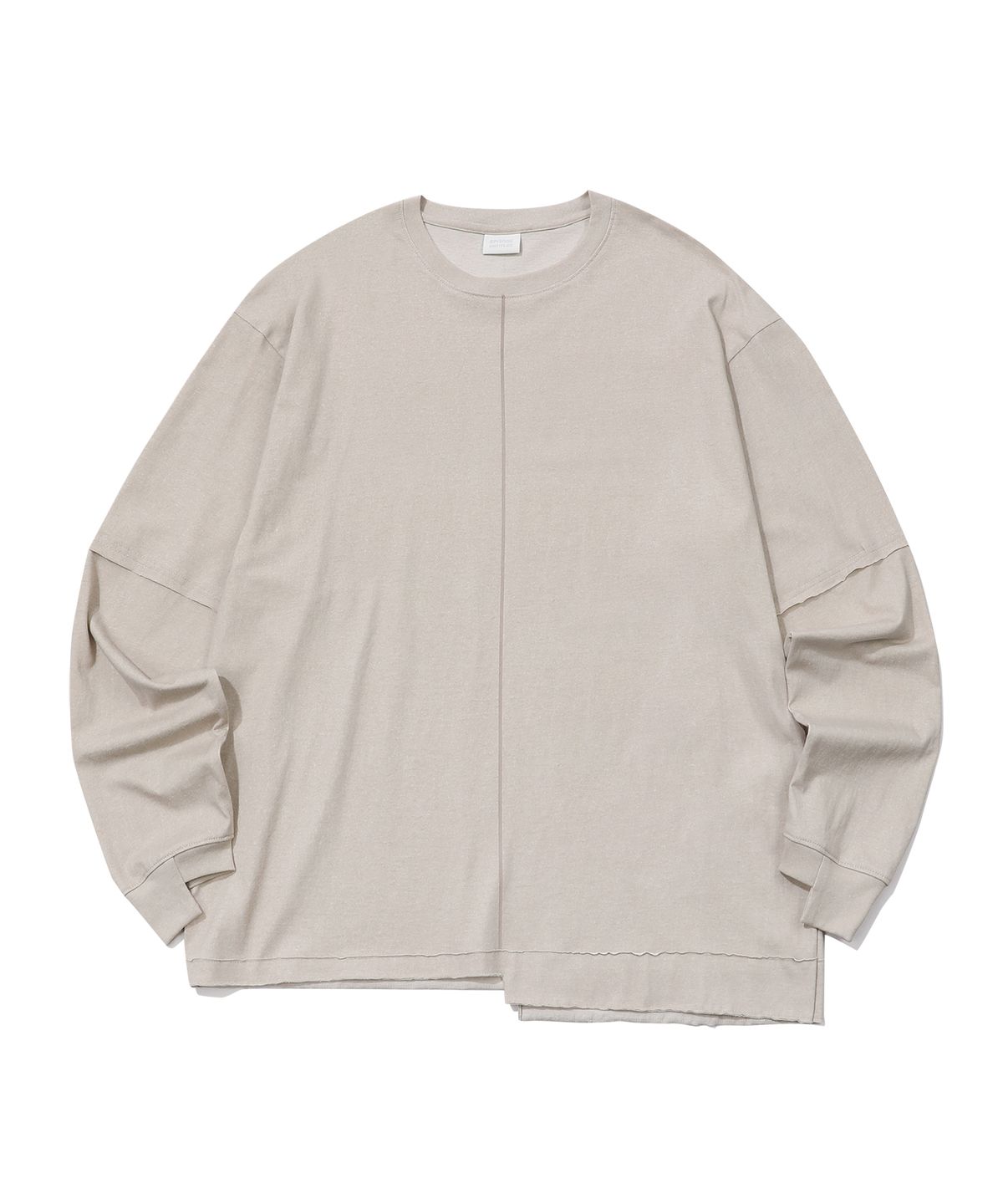 에피소드 언타이틀(EPISODE UNTITLED) LOGO PRINTING CUTTING LONG SLEEVES_BEIGE