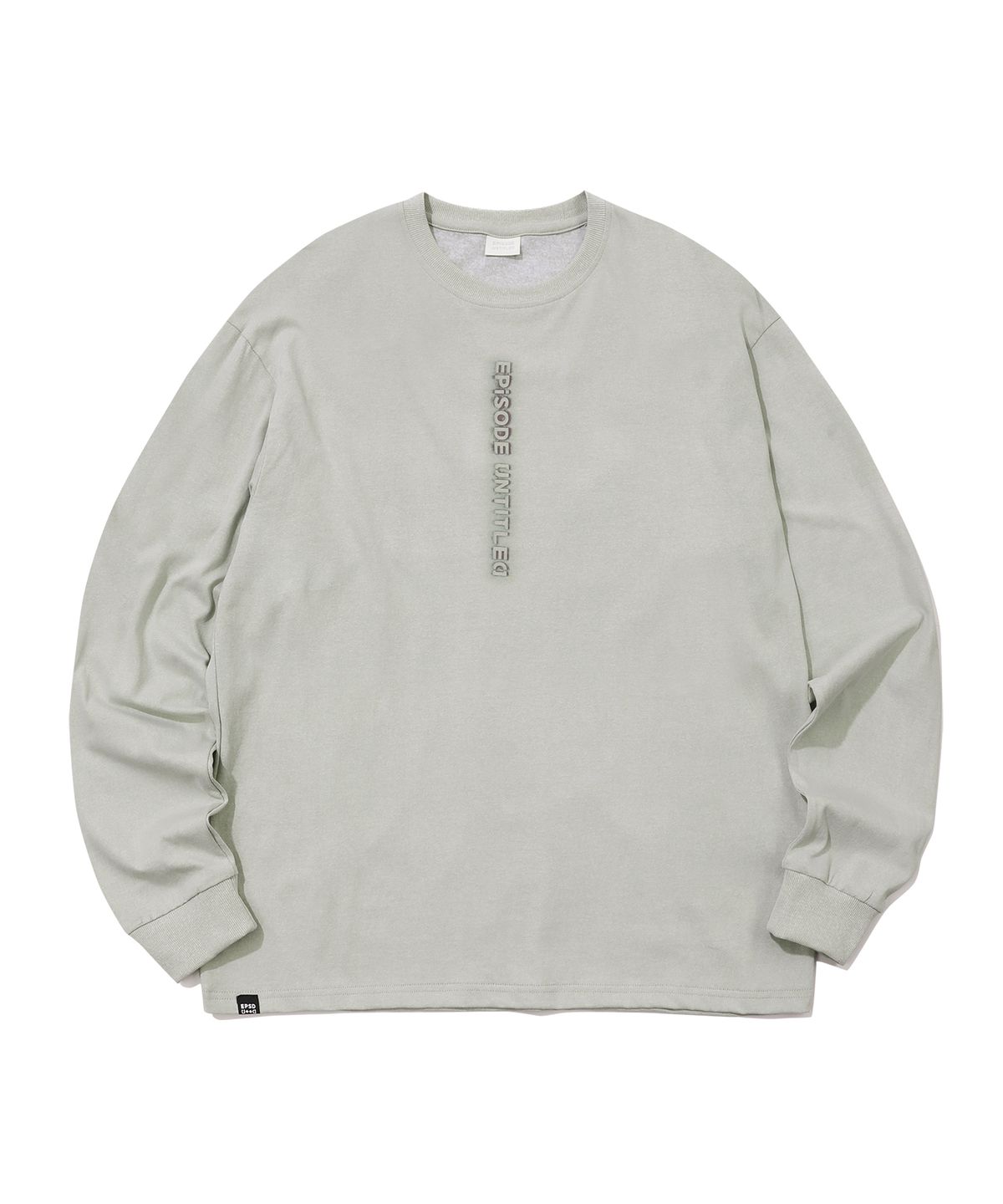 에피소드 언타이틀(EPISODE UNTITLED) PRINTING PATCH PIGMENT LONG SLEEVES_KHAKI