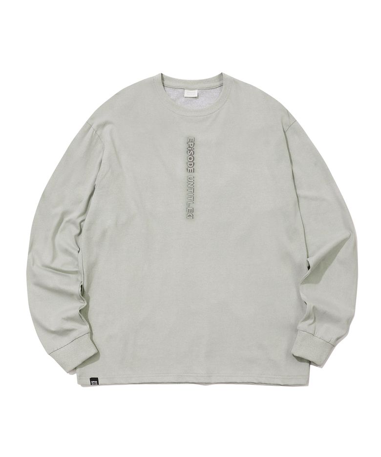 PRINTING PATCH PIGMENT LONG SLEEVES_KHAKI
